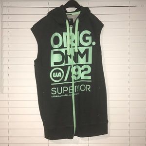 NEW FSBN zip up hoodie sweatshirt vest